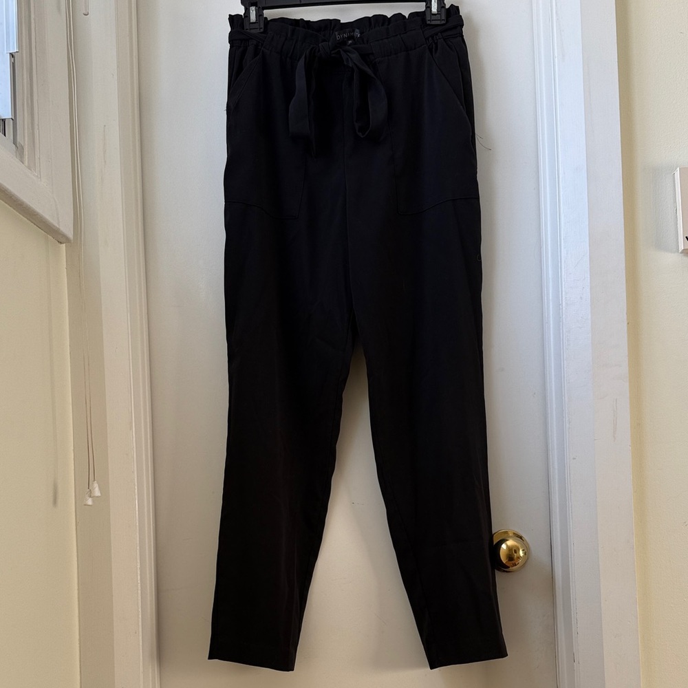 Dynamite Black Paperbag Pants